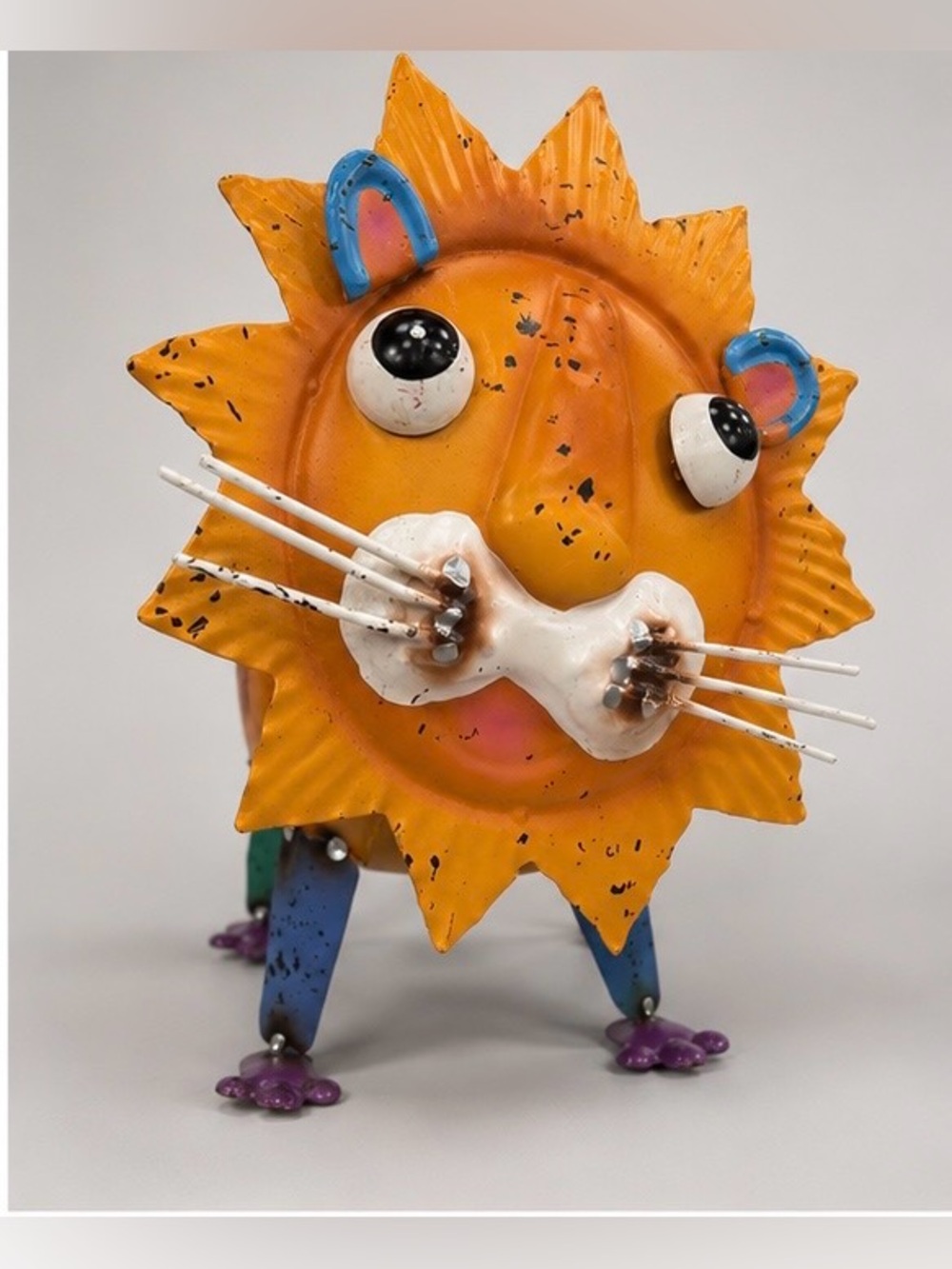 Whimsical Metal Sculpture | Unique Eclectic Home Decor | Conversation Piece